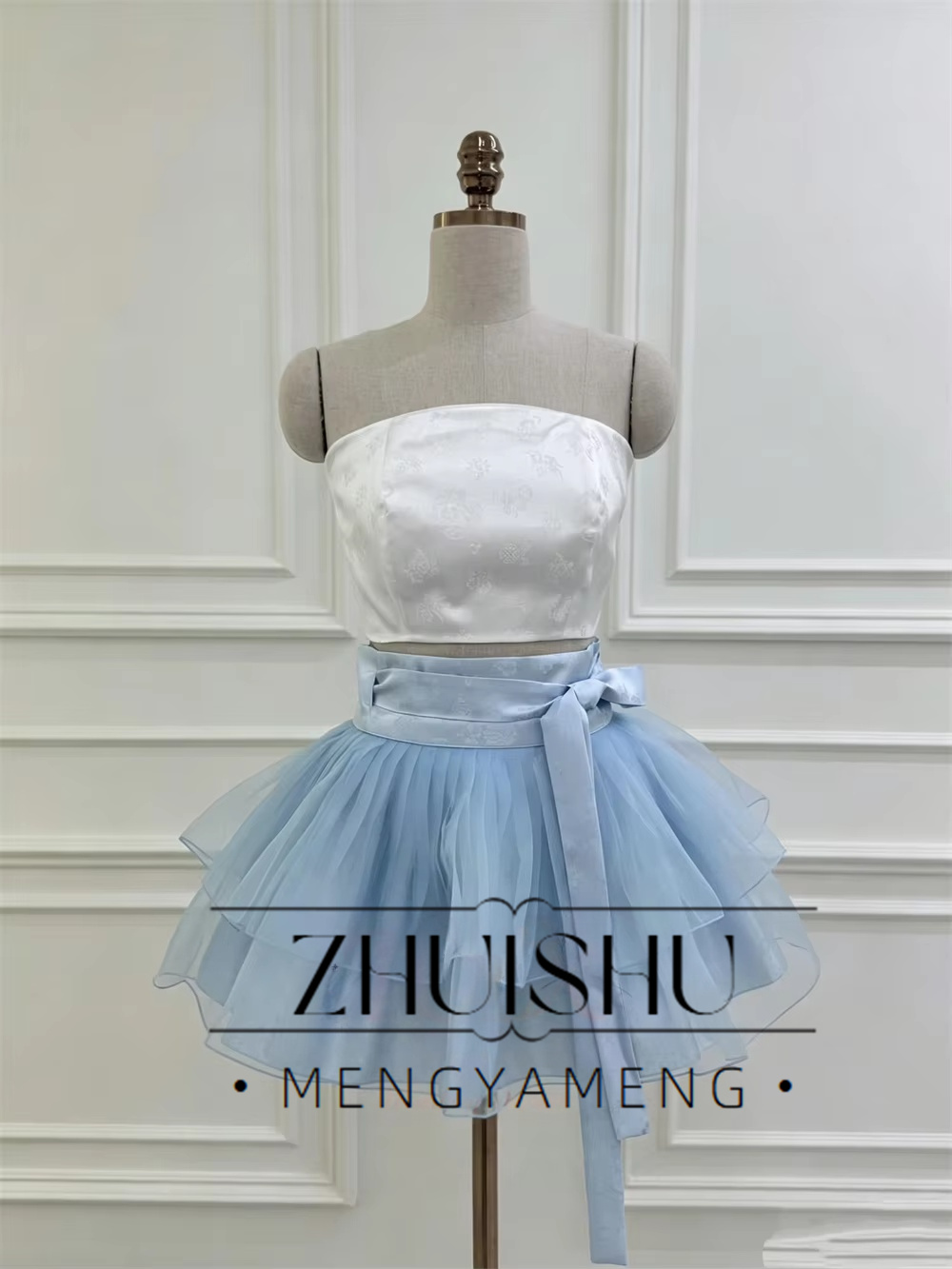 Gaun Prom Mini Organza Modern  - Modern Korean Lifestyle ulasan dan harga