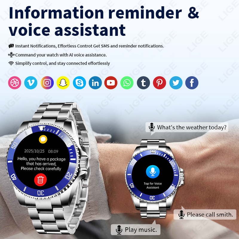 Jam Tangan Pintar Mewah Gaya L - Korean Men Lifestyle ulasan dan harga